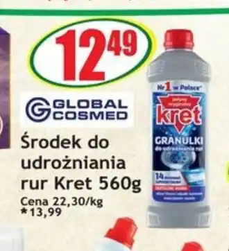 Środek do udrożniania rur Kret 560g