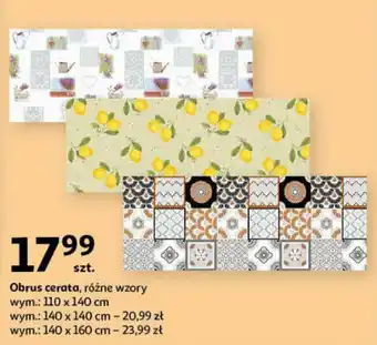 Auchan Obrus cerata 110x140cm oferta