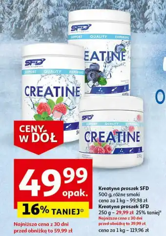 Auchan Kreatyna proszek SFD 500g oferta