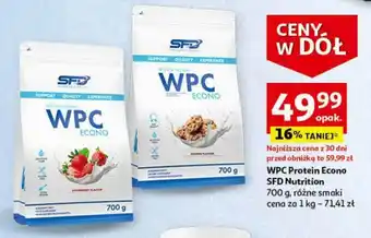 Auchan WPC Protein Econo SFD Nutrition 700 g oferta