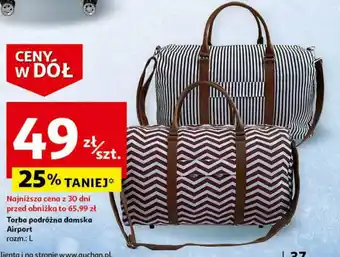 Auchan Torba podróżna damska Airport rozm.: L oferta