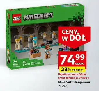 Auchan LEGO Minecraft zbrojownia oferta