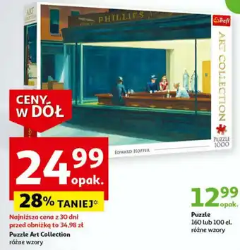 Auchan Puzzle 160 lub 100 el. oferta
