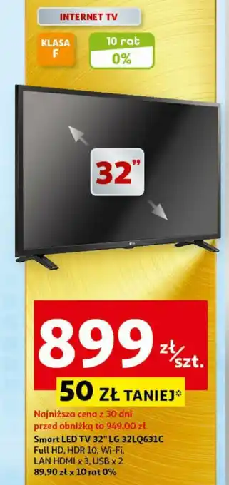 Auchan Smart LED TV 32" LG 32LQ631C oferta