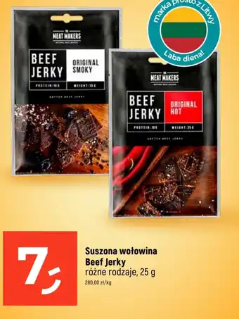 Dealz Suszona wołowina Beef Jerky 25 g oferta
