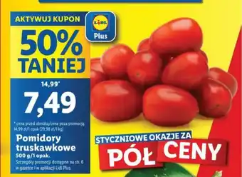 Lidl Pomidory truskawkowe 500 g/1 opak. oferta