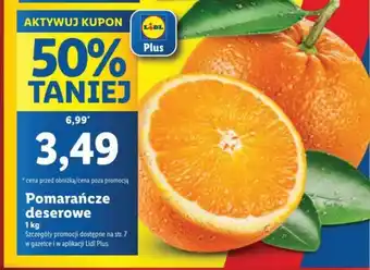 Lidl Pomarańcze deserowe oferta