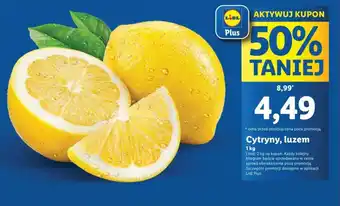 Lidl Cytryny, luzem 1 kg oferta