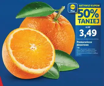 Lidl Pomarańcze deserowe oferta
