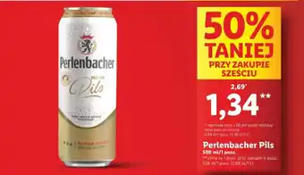 Lidl Perlenbacher Pils 500 ml oferta