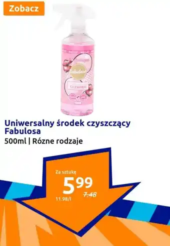 Action Uniwersalny środek czyszczący Fabulosa 500 ml oferta