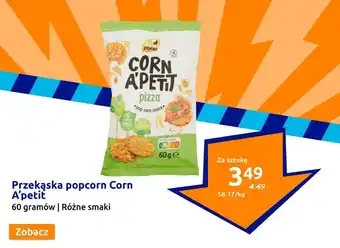 Action Przekąska popcorn Corn A'petit 60 g oferta
