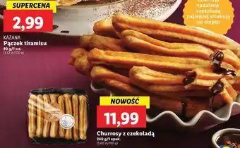 Lidl Churrosy z czekoladą 240 g oferta