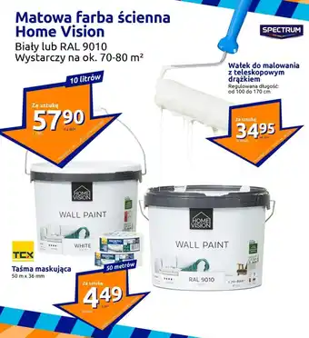 Action Matowa farba ścienna Home Vision 10 l oferta