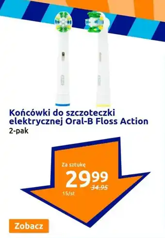 Końcówki do szczoteczki elektrycznej Oral-B Floss Action 2-pak