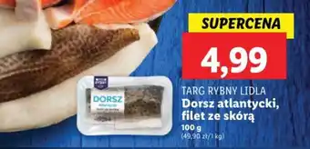 Lidl Dorsz atlantycki, filet ze skórą 100 g oferta