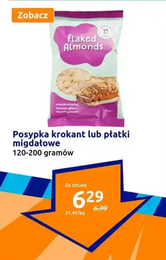 Action Posypka krokant lub płatki migdałowe 120-200 g oferta
