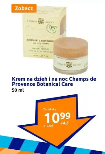 Action Krem na dzień i na noc Champs de Provence Botanical Care 50 ml oferta