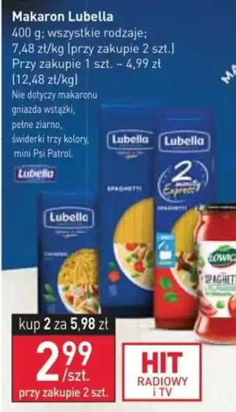 Stokrotka Makaron Lubella 400 g oferta