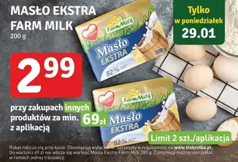 Stokrotka MASŁO EKSTRA FARM MILK 200 g oferta