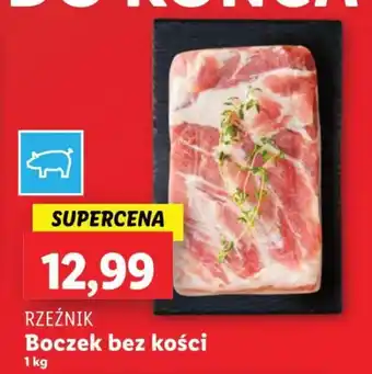 Lidl Boczek bez kości 1 kg oferta