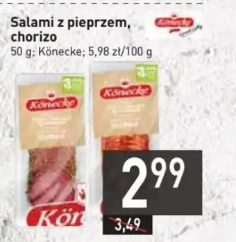 Stokrotka Salami z pieprzem, chorizo 50 g oferta