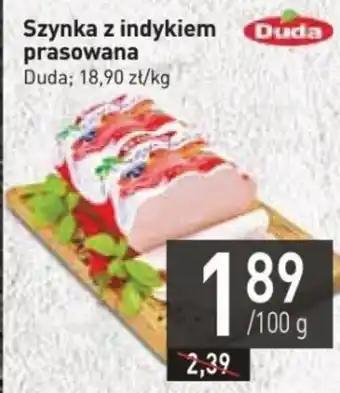 Stokrotka Szynka z indykiem prasowana Duda 100 g oferta