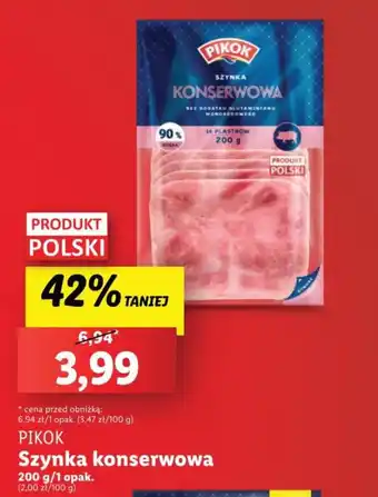 Lidl Szynka konserwowa 200 g oferta