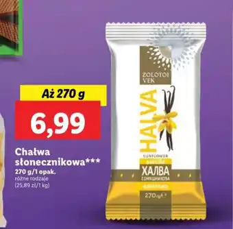 Lidl Chałwa słonecznikowa 270 g oferta