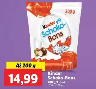 Lidl Kinder Schoko-Bons 200 g/1 opak. oferta