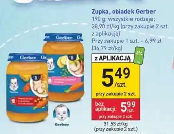 Stokrotka Zupka obiadek Gerber 190g oferta
