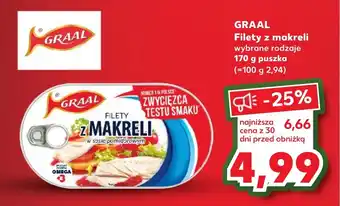 Kaufland GRAAL Filety z makreli 170g oferta