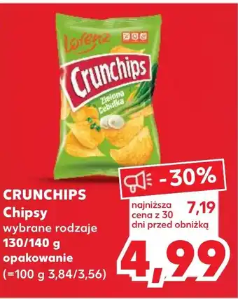 Kaufland CRUNCHIPS Chipsy 130/140 g oferta