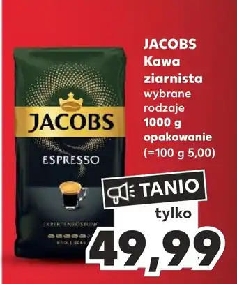 Kaufland JACOBS Kawa ziarnista 1000 g oferta