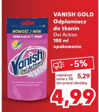 Kaufland VANISH GOLD Odplamiacz do tkanin 100 ml oferta