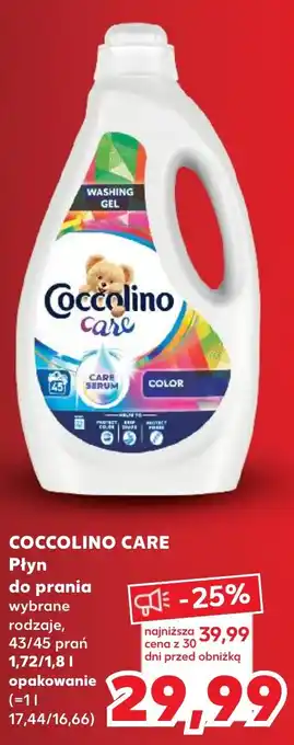 Kaufland COCCOLINO CARE Płyn do prania 1,72-1,8l oferta
