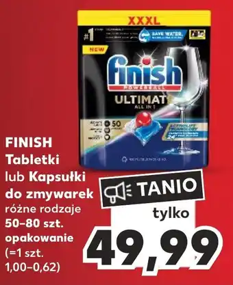 Kaufland FINISH Tabletki lub Kapsułki do zmywarek 50-80szt. oferta