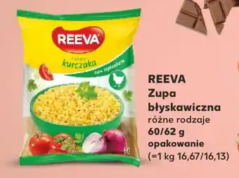 Kaufland REEVA Zupa błyskawiczna 60/62g oferta