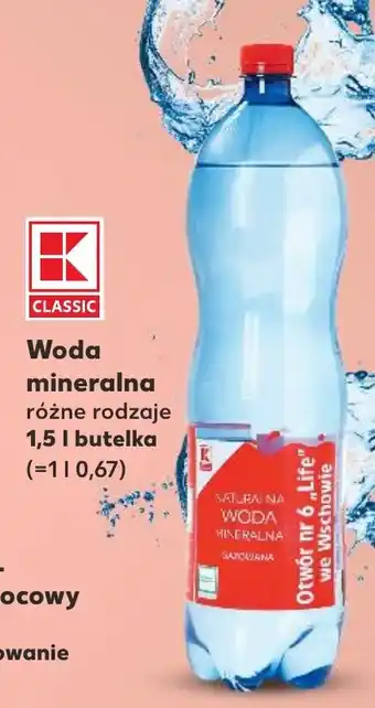 Kaufland Woda mineralna 1,5 I oferta
