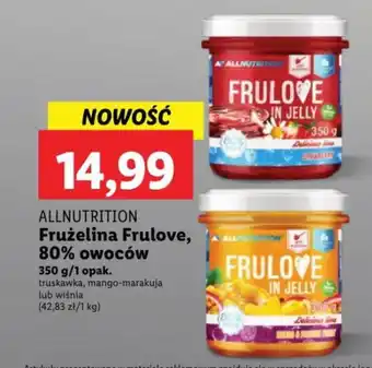 Lidl Frużelina Frulove, 80% owoców 350 g oferta
