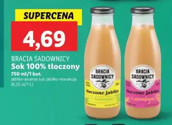 Lidl Sok 100% tłoczony 750 ml/1 but. oferta