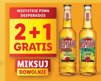 Lidl WSZYSTKIE PIWA DESPERADOS oferta