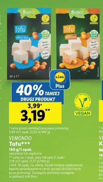 Lidl Tofu 180 g oferta
