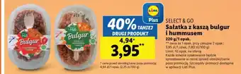 Lidl Sałatka z kaszą bulgur i hummusem 220 g oferta