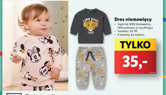 Lidl Dres niemowlęcy oferta