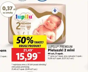 Lidl Pieluszki 2 mini 44 szt./1 opak. oferta