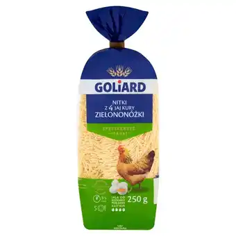 Netto Goliard Makaron z 4 jaj kury zielononóżki nitki 250 g oferta