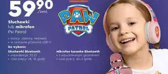 Biedronka Słuchawki bluetooth Psi Patrol oferta