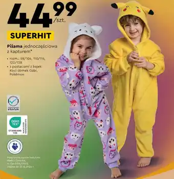 Biedronka Piżama TEX oferta