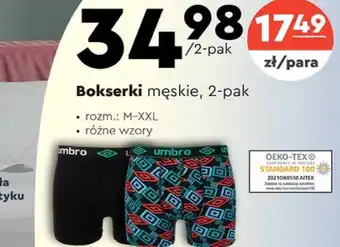 Biedronka Bokserki męskie Umbro oferta
